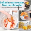 SmilePowo 5 Pack Scrub Sponge, Dual-Sided Temperature Controlled Kitchen Sponge