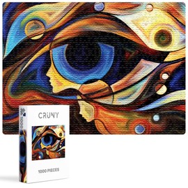 CRUNY 1000 Piece Jigsaw Puzzles for Adults: Eye Painting - A Challenging & Fun Jigsaw Puzzles for Adults 1000 Pieces, Perfect On a Jigsaw Board for 1000 Pieces - Jigsaw Puzzle for Adults, 50x70cm