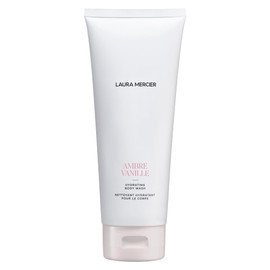 Laura Mercier Hydrating Body Wash, Foaming Daily Body Cleanser, Up to 10HR Hydration, Softens and Smooths Skin, Non-Drying Formula, Creamy Gel Texture, Ambre Vanille