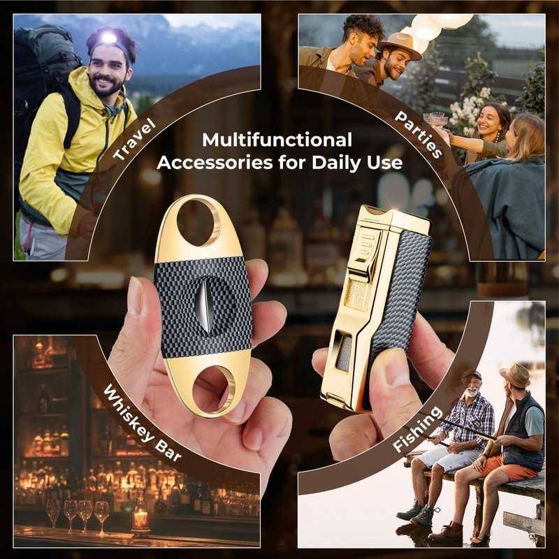 Kirenp Butane Torch Lighter and Cutter Set, with Quad Jet