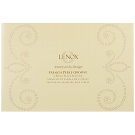 Lenox Ice Blue French Perle Groove 4Pc Place Set, 6.95 LB