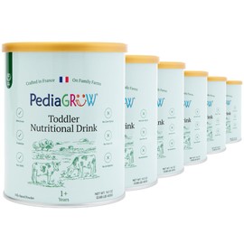 Premium European Toddler Nutritional Milk Drink Powder | Made in France, Grass-Fed Milk | DHA, Iron & Protein | Non-GMO | Great for Smoothies & Picky Eaters | 1 Year and Older - 6 Pack