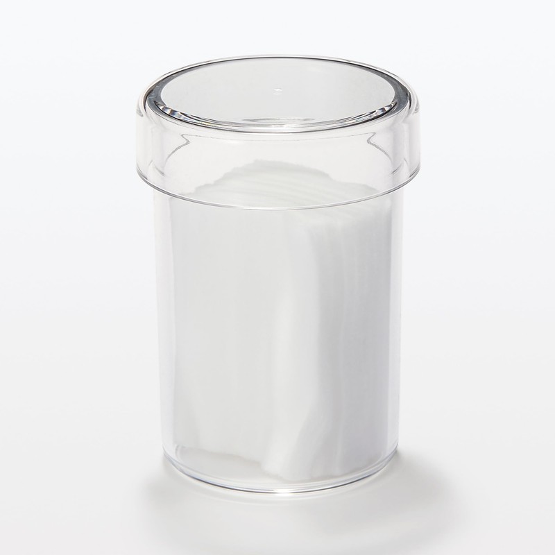MUJI ODAA1A2S Acrylic Small Container Slim, Approx. Diameter 2.8 x