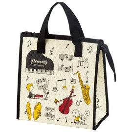 Skater FBC1-A Lunch Bag, Non-woven Fabric, Insulated Bag, Snoopy Orchestra
