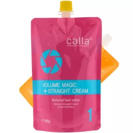 L'Oréal 엘르 칼라 볼륨매직 스트레이트 1제500ml+2제500ml(크림타입) Elle Color Volume Magic Straight 1+2 500ml+500ml (Cream Type)