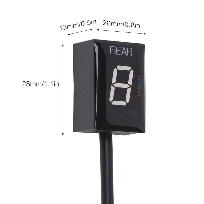 IDEA Waterproof Motorcycle Gear Indicator for Yamaha, Motorcycle LED Digital