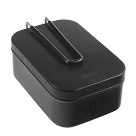 MiliCamp Black Large Mestin, Teflon, Fluorine Treated Camping Rice, Family Camping Rice, Non-Stick Gango, Outdoor Cookware, Scale Included, No Seasoning Required