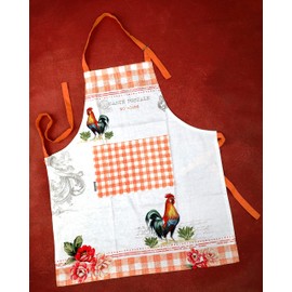 AMOUR INFINI 4 Piece Set of Apron, Kitchen Towel,Oven Mitt and Pot Holder Reusable Heat-Resistant Baking, Grilling, Cooking Kitchen Gift Set