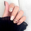Handmade Press On Nails impress Fake Nails Square Short 3D