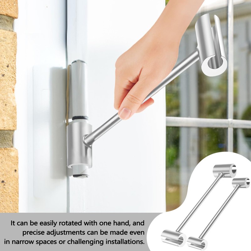 Huakaile Door Hinge Adjustment Tool, 23-25 mm Steel Hinge Gap