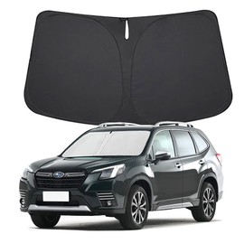 Windshield Sun Shade for Subaru Forester 2019-2024 Front Window Sun Visor Protector Forester Accessories Foldable Sunshade Blocks UV Rays Keeps Your Car Cooler