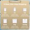 CozySmile Breathable Cooling Full Sheet Set - Hotel Luxury 4