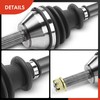 A-Premium CV Axle Drive Shaft Assembly Compatible with Polaris Ranger