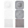 6 Pieces Floor Drain Net, Square Filter Net, Sink Anti-Clogging