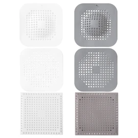 6 Pieces Floor Drain Net, Square Filter Net, Sink Anti-Clogging Filter, Suitable For Bathtubs, Sewer Outlets, Sinks