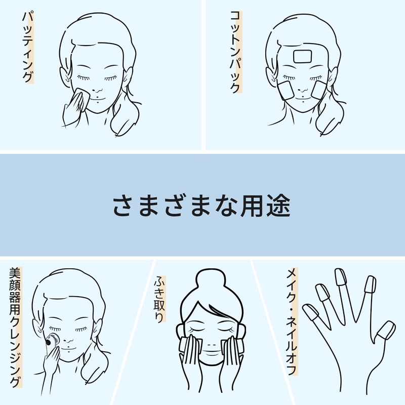 ANLAN Cotton Puff Large Facial Facial Cotton Makeup Remover Makeup