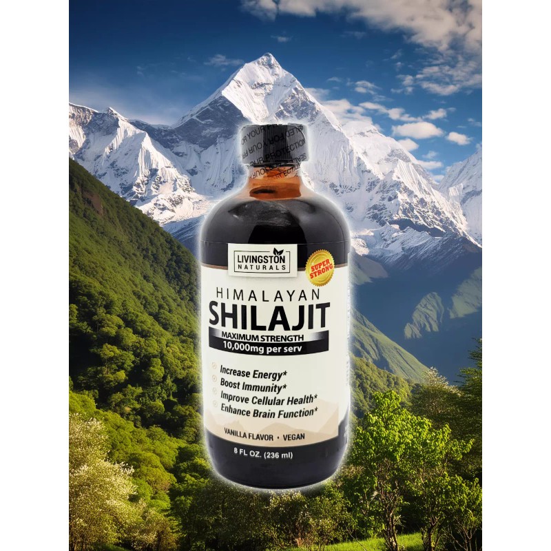 Livingston Pure Himalayan Shilajit Maximum Strength, 8 fl oz