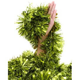 Christmas Concepts® 3 m / 9.8 ft chunky / fine Christmas tinsel - Christmas decoration - high-quality tinsel