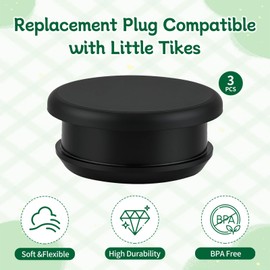 3Pcs Water Table Plug Compatible with Little Tikes, Leak-Proof Seal