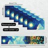 7-Piece Table Runner & Placemat Set – Sunflower and Moonlit