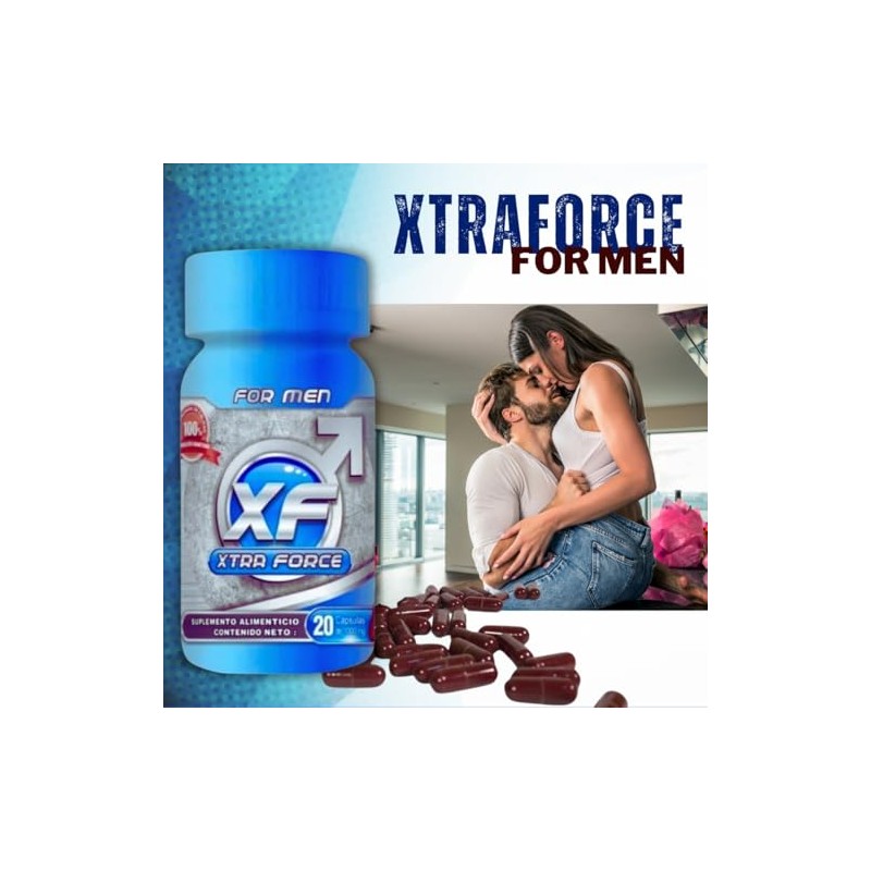 Xtraforce For Men Ingredientes Naturales Multivitaminico Hombre Salud Próstata Sana