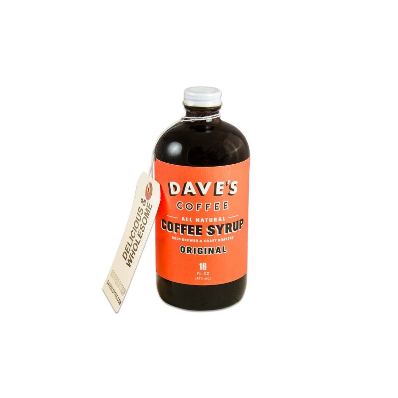 Dave's 16 Oz Original All Natural Cold Brewed Coffee Syrup