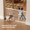 Fldofaves Adjustable Dog Gate - 13-22 Inch Height, 18-43 Inch