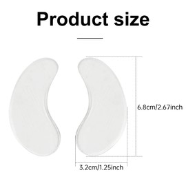 Silicone Eye Wrinkle Pads, Silicone Pads, Reusable Reduce Skin Wrinkles, Transparent Under Eye Patches, 4 Pieces