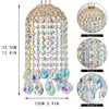 Crystal Chandelier Wind Chimes Suncatcher Pendant, Aurora Light Catcher for