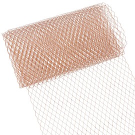BENECREAT - Tela de malla para pájaros, velo de novia, tela de malla para decoración de bodas, decoración de sombreros, Camello, 3.28 Yards x 10inch