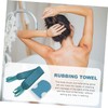 Baluue Multi-function Back Shower Gloves Bath Towel Set Exfoliating Body