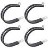 Keadic 20Pcs 2" (50mm) Cable Clamp Rubber Wire Clamps Stainless