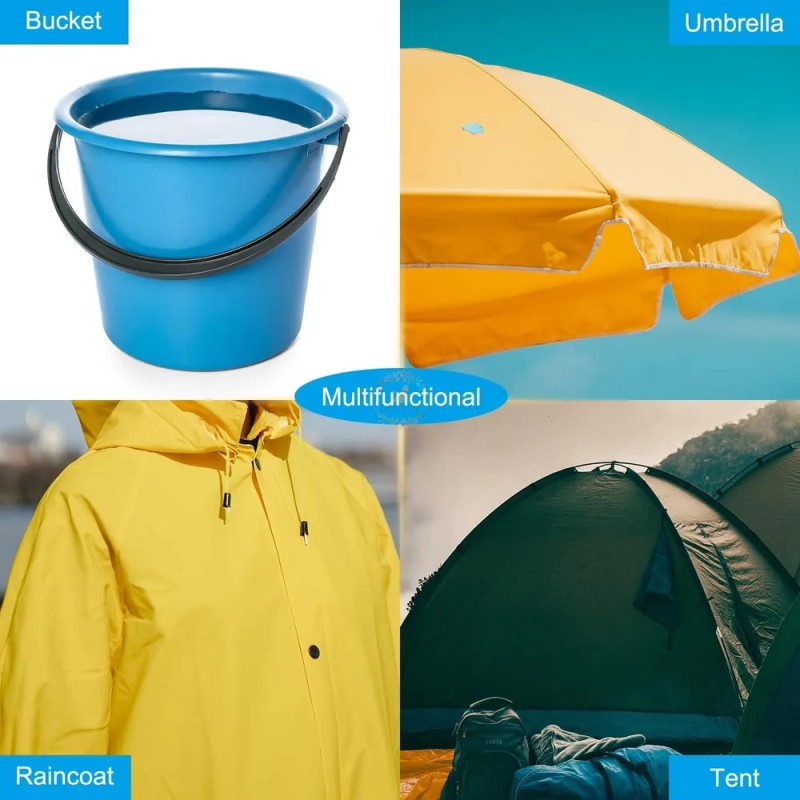 2 Rollo Cinta Adhesiva Impermeable,sellar Fugas De Agua,10cm Negro