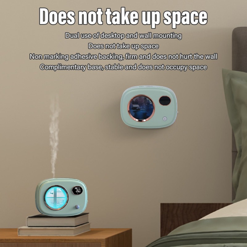 Fragrance Dispenser Smart Digital Display Ultrasonic Fragrance Aromatherapy Diffuser for