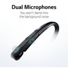LG TONE Wireless Stereo Headset with Retractable Earbuds NP3, Black,
