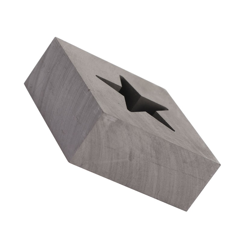 Graphite Ingot Mold Star Shape Gold Silver Melting Casting Mould