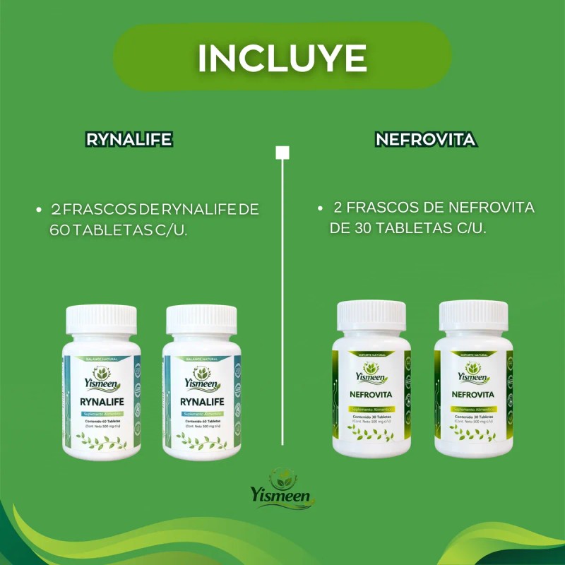 Yismeen Rynalife Nefrovita Apoyo Renal Meses Sabor
