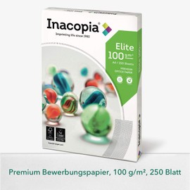 Premium Application Paper Super White A4, 100 g/m², 500 Sheets (2 x 250 Sheets) // in 1A Quality with High Opacity, Colour Contrast and Image Sharpness