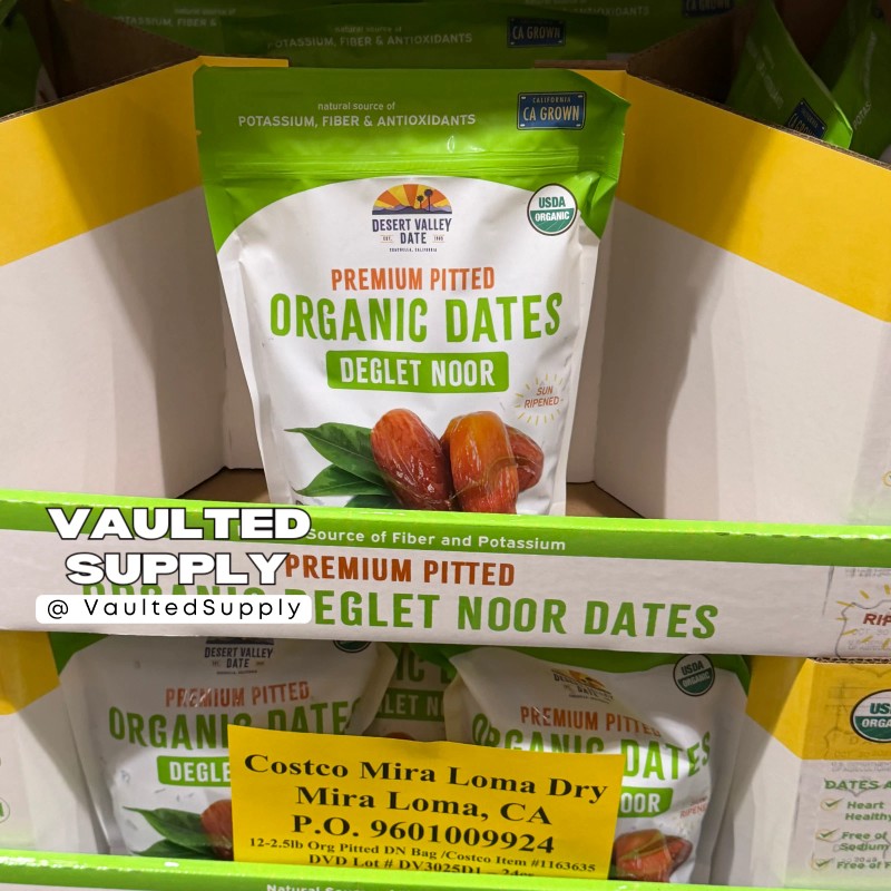 Desert Valley 2 Packs Desert Valley Organic Dates Deglet Noor