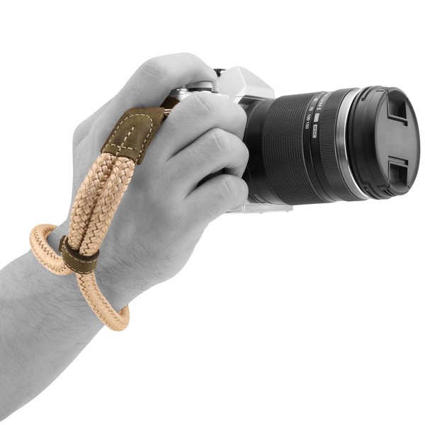 MegaGear SLR, DSLR Camera Cotton Wrist Strap - Khaki Green,