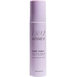 Hey Honey Tame Tonic Honey & Argan Oil Leave-In Conditioner Spray | Frizz‑Taming, Heat‑Protect & Shine‑Boost | Infused with Keratin & Bee Propolis, Sulfate & Paraben Free – 150 mL (5 oz)
