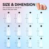 gelike ec 240 pieces short nail tips and nail lamp,