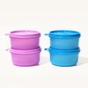 Tupperware Modular Bowl 200ml 4P Purple Blue Airtight Container /