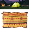 Inflatable Camping Pillow PVC Compressible Lightweight Colorful Automatic Inflatable Pillow