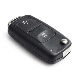 NEW 2button folding remote key replacement housing FOB Shell car key housing radio key for VW Volkswagen Transporter T5 Polo have Uncut Blade