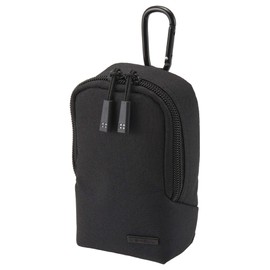 Hakuba SP-CT04-CPMBK Camera Case Plus Shell City04 Camera Pouch M W Zipper Fastening with Velcro Black