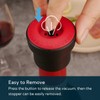 KITCHENDAO 2 in 1 Vacuum Wine Stopper, Built in Wine