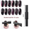 Kit 8 PIEZAS Imán de uñas 3D ojo de gato