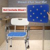 Bath Chair Seat Mat - Elderly Shower Bench Cushion Non-Slip