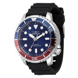Invicta Pro Diver Men 48mm Stainless Steel Steel Blue dial PC21J Quartz